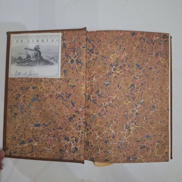 Life Among The Apaches John C Cremony Classics Old West 1980 Leather Ribbon Book - Picture 3 of 8